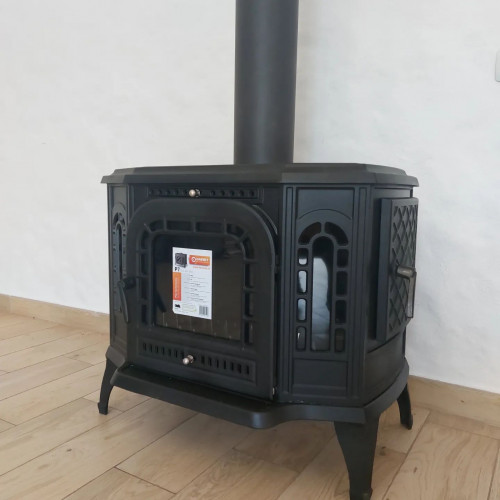 Чавунна піч камін KAWMET P7 (10.5 kW) EKO PB на дрова права бокова дверка ➡️ магазин у Львові Warmhouse