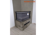 Камінна топка KAWMET W16 з лівим боковим шклом без рами (13.5 kW)