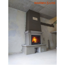 Каминная топка Uniflam 700 Lux ECO с шибером и DP