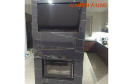Встановлення каміна Uniflam Prestige 850 з шибером монтаж Встановлення каміна Uniflam Prestige 850 з шибером монтаж