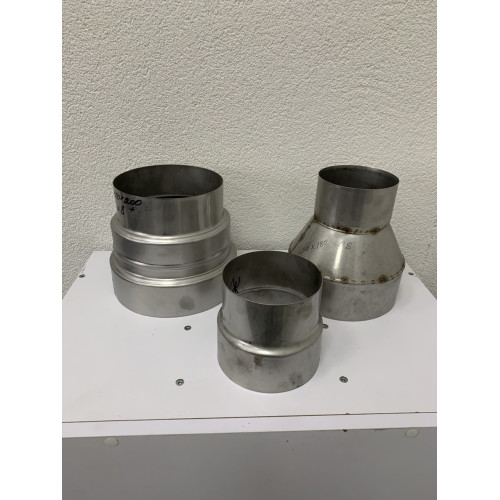Муфта для перехода нержавейка (редукция) AISI 304 (0.55mm)