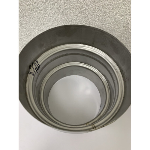 Муфта для перехода нержавейка (редукция) AISI 304 (0.55mm) Муфта для перехода нержавейка (редукция) AISI 304 (0.55mm)