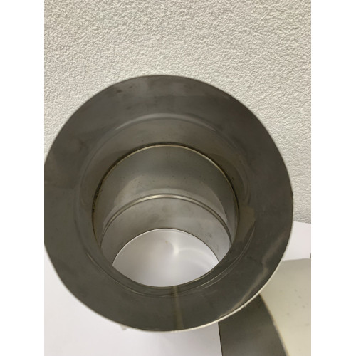 Колено 45° дымоходное AISI 304 (0.55mm) нержавейка купить магазин WARMHOUSE Львов Колено 45° дымоходное AISI 304 (0.55mm) нержавейка купить магазин WARMHOUSE Львов