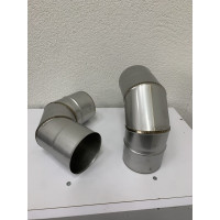 Колено 90° одностенное AISI 304 (0.55mm) 