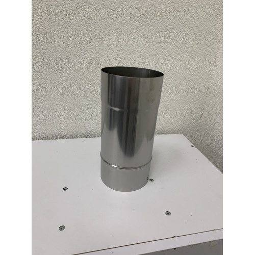 Труба для дымохода из нержавейки L=250мм AISI 304 (0.55mm)