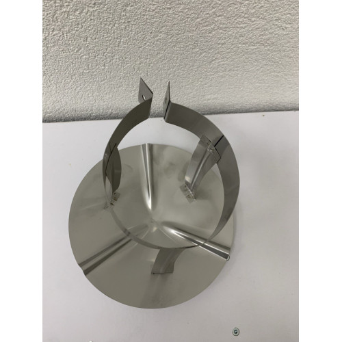 Закінчення на димохід - дашок (грибок) AISI 304 (0.55mm) з нержавійки Закінчення на димохід - дашок (грибок) AISI 304 (0.55mm) з нержавійки