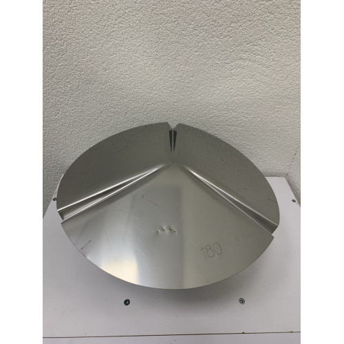Закінчення на димохід - дашок (грибок) AISI 304 (0.55mm) з нержавійки Закінчення на димохід - дашок (грибок) AISI 304 (0.55mm) з нержавійки