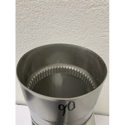 Тройник 45° для дымохода одностенный AISI 304 (0.55mm) нержавейка купить магазин дымоходов Львов Тройник 45° для дымохода одностенный AISI 304 (0.55mm) нержавейка купить магазин дымоходов Львов