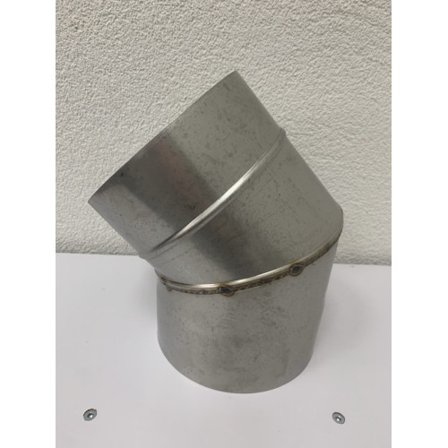 Коліно 45° димохідне AISI 304 (1mm) нержавійка купити магазин WARMHOUSE Львів