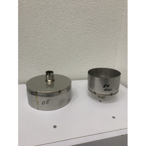 Сборник конденсата в тройник одностенный AISI 304 (0.8mm)