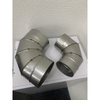Колено 90° одностенное AISI 304 (0.8mm) 