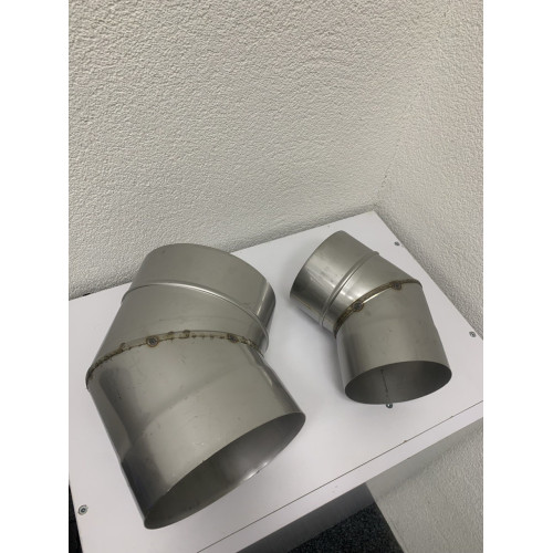 Колено 45° дымоходное AISI 304 (0.8mm) нержавейка купить магазин WARMHOUSE Львов Колено 45° дымоходное AISI 304 (0.8mm) нержавейка купить магазин WARMHOUSE Львов