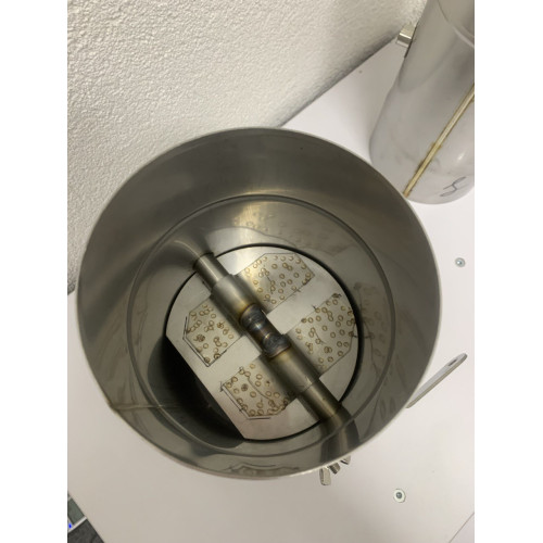 Кагла одностенная для дымохода (шибер) AISI 304 (0.55mm) нержавейка Кагла одностенная для дымохода (шибер) AISI 304 (0.55mm) нержавейка