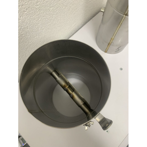 Кагла одностенная для дымохода (шибер) AISI 304 (0.55mm) нержавейка Кагла одностенная для дымохода (шибер) AISI 304 (0.55mm) нержавейка