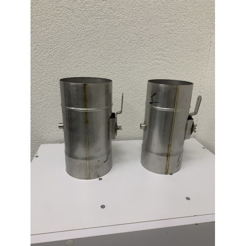 Кагла одностенная для дымохода (шибер) AISI 304 (0.55mm) нержавейка Кагла одностенная для дымохода (шибер) AISI 304 (0.55mm) нержавейка