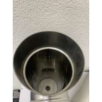 Тройник с чисткой и конденсатоотводом простой AISI 304 (0.55mm) 