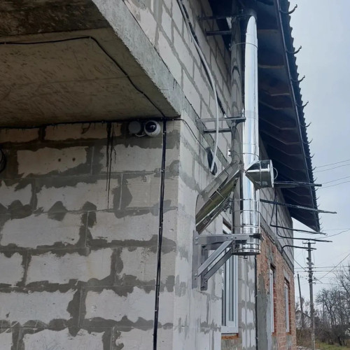 Трійник для димоходу термоізольований 45° з додатковою чисткою AISI 304 (1mm) Трійник для димоходу термоізольований 45° з додатковою чисткою AISI 304 (1mm)