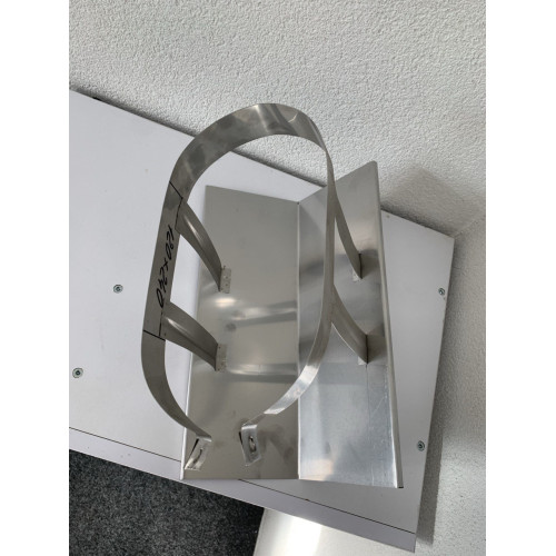 Закінчення на димохід - дашок (грибок) AISI 304 (0.55mm) з нержавійки Закінчення на димохід - дашок (грибок) AISI 304 (0.55mm) з нержавійки