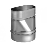 Переход редукционный с овала на круг AISI 321 (0,8mm)