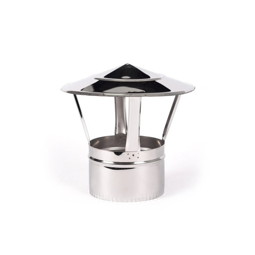 Окончание на дымоход - козырек (грибок) AISI 201 (0.55mm) из нержавейки
