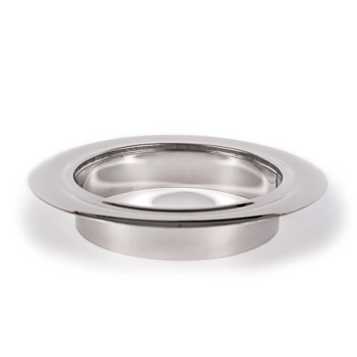 Розетка декоративна з нержавійки AISI 201 (0.55mm) для димохода