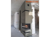 Камінна топка кутова KAWMET (Кавмет) W16 (14.7 kW) праве шкло монтаж