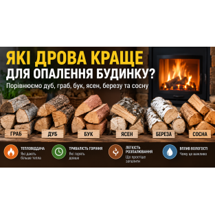 Какие дрова лучше для отопления дома: дуб, граб, бук, ясень или берёза