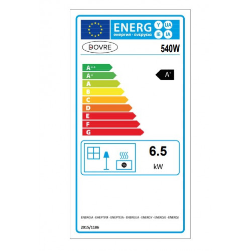 Ефективна і стильна камінна піч Dovre 540 W для вашого домашнього комфорту
