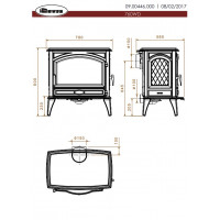 Піч камінна Dovre 760 WD/E8