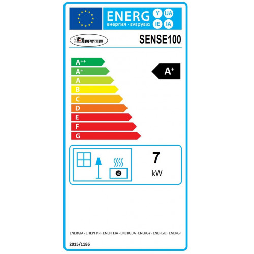 Сучасна піч камін Dovre Sense 103 на дровах скандинавського дизайну конвекційного типу Сучасна піч камін Dovre Sense 103 на дровах скандинавського дизайну конвекційного типу