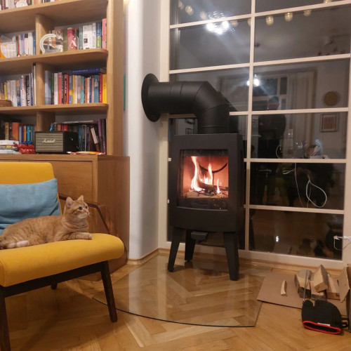 Сучасна піч камін Dovre Sense 103 на дровах скандинавського дизайну конвекційного типу Сучасна піч камін Dovre Sense 103 на дровах скандинавського дизайну конвекційного типу