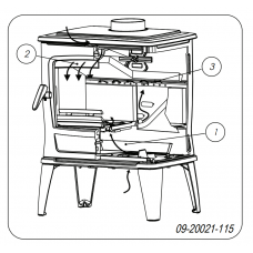Печь каминная Dovre TAI 55 WD