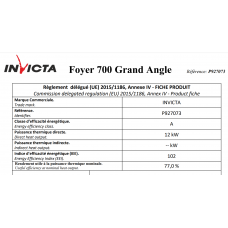 Камінна топка Invicta 700 Grande Angle