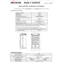 Піч камінна Invicta Cassine antracyt