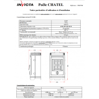 Піч камінна Invicta Chatel antracyt