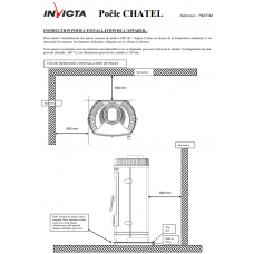 Печь каминная Invicta Chatel antracyt