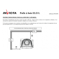 Печь камин Invicta Elo L antracyt