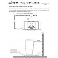 Піч камінна Invicta Fifty Arche antracyt