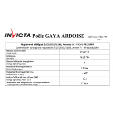 Печь каминная Invicta Gaya Ardoise antracyt