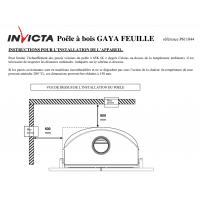 Піч камінна Invicta Gaya Feuille