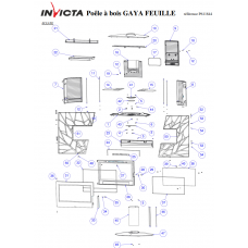 Печь каминная Invicta Gaya Feuille