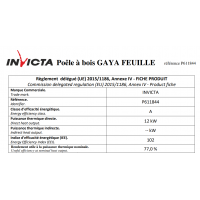 Піч камінна Invicta Gaya Feuille