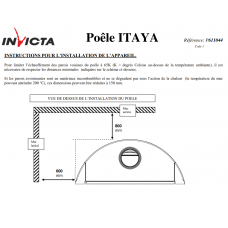 Печь камин Invicta Itaya antracyt