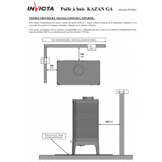 Печь камин Invicta Kazan GA antracyt 