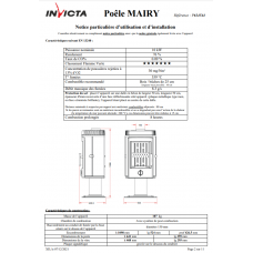Печь каминная Invicta Mairy antracyt