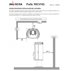 Печь каминная Invicta Mesnil antracyt
