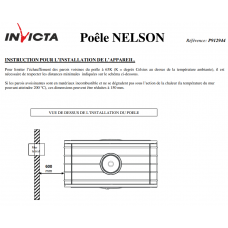 Печь каминная Invicta Nelson DF antracyt