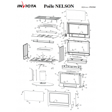 Печь каминная Invicta Nelson DF antracyt