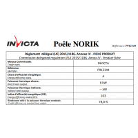 Піч камінна Invicta Norik antracyt
