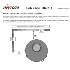 Печь каминная Invicta Okino antracyt